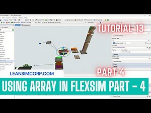 How to use array functions in flexsim | Combiner Logic | Flexsim Simulation Tutorial | Part 4