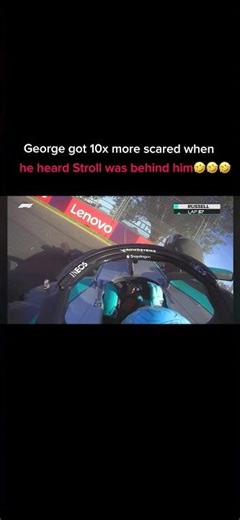George heard Stroll and panicked 🤣🤣🤣 #f1 #formula1 #motorsport #racing