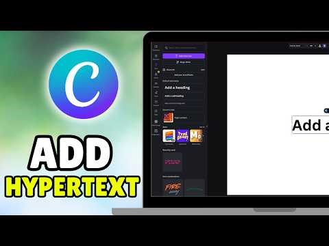 How To Make & Add Hyperlinks In Canva (2026) - Full Hypertext Link Guide
