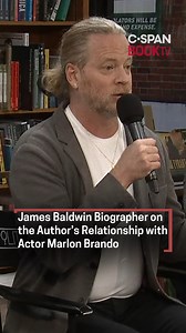 Nicholas Boggs, author of "Baldwin: A Love Story," details James Baldwin's life and relationships. In this clip, he talks about Baldwin's bond with actor Marlon Brando. Watch this Sunday at Noon on C-SPAN 2. Watch the full program online after it airs here: https://www.c-span.org/event/book-tv/nicholas-boggs-baldwin-a-love-story/436121 | BookTV
