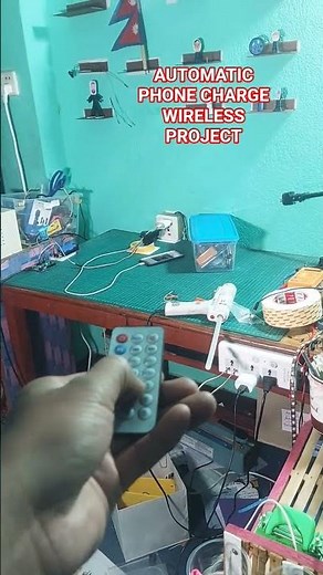 Automatic phone charger pusher project controlling wirelessly #nepaltechrobotics #arduino #Servo