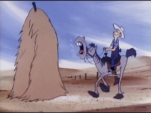 Sneezing Cowboy Horse