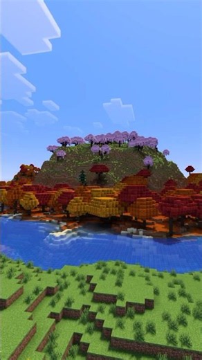 Minecraft Dappled Forest and Cherry Groves Seed!