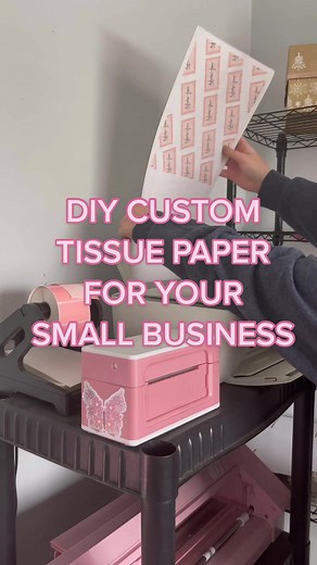 DIY Custom Tissue Paper for Small Businesses