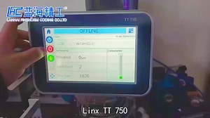 LINX TT 750 32mm  Qr Code Coding Machine TTO Printer Thermal Transfer  Overprinter for Packaging Machine
