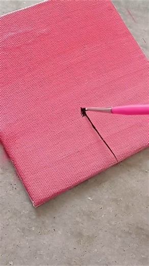 Canvas painting for beginners | beautiful scenery| Acrylic simple painting #viral #art #ytshorts