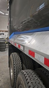 Polishing aluminum sheet on a trailer. #metalpolishing #polishing #satisfying #satisfyingvideo #buffing #trucking | SummerShine Supply