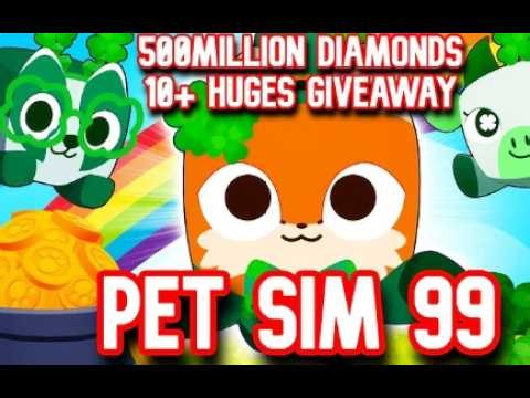 GIVEAWAY! 🎁 Getting FREE PETS in Pet sim99! 🐲 (Real) 🔴 Roblox Live #roblox #petsim99 #giveawaypets