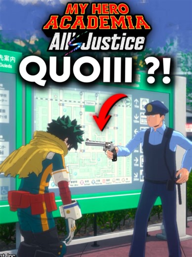 La police peut t'arrêter dans MY HERO ACADEMIA ALL'S JUSTICE ?! 🤯 #myheroacademia #ps5 #izuku
