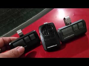 como programar control para puerta de garage