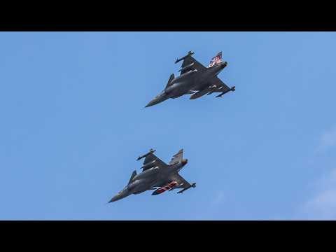 Short Compilation of Military Aircraft Flyover at SNP 80 Celebration