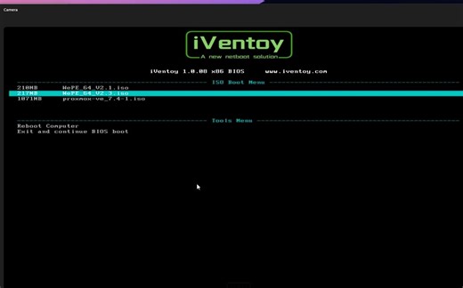 iVentoy PXE启动简单演示