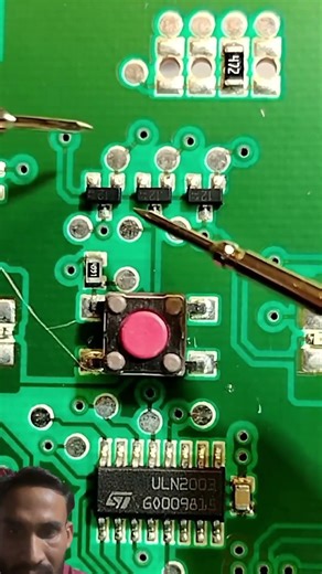 Transistor Test in 5 Seconds 🔧 | PCB SMD Transistor Checking Trick #repair #shorts