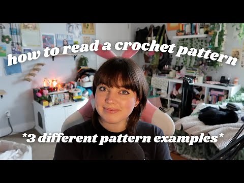 how to read a crochet pattern for absolute beginners (3 different pattern examples)
