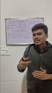 Contact Process-the method of preparation of sulphuric acid|#jee2025#chemistry#ytshorts