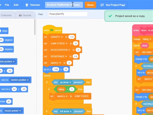 Code a Platformer Game 2. Next Level