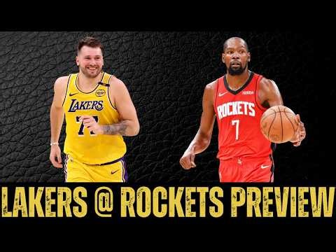 Lakers @ Houston PREVIEW | Who Should They Want To Play In Playoffs? | Are Expectations Reset?