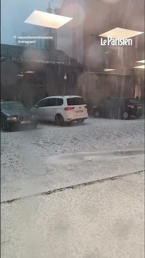 Un déluge de grêle s'abat sur Gap
