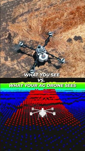 What You See vs. What the DJI Agras T100 LiDAR Actually Sees #djiagriculture