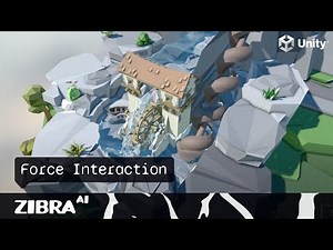 Unity3D realtime liquid simulation - force interaction. Zibra Liquids