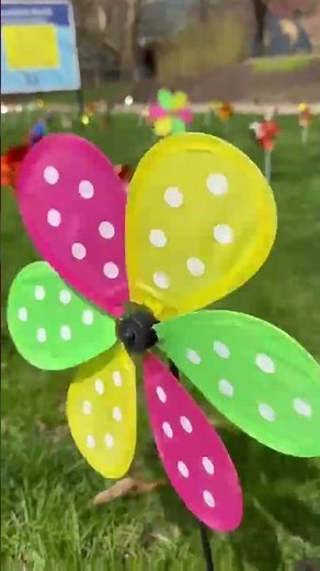 Creating awareness through Pinwheels for Prevention