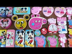 Peppa Pig and Mickey Mouse Slime | Mixing Random Things into Homemade Slime | Alex Slime