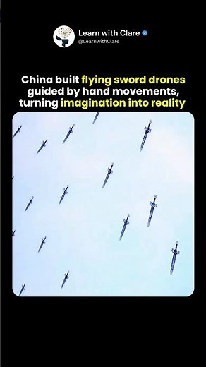 China Builds Flying Sword Drones Controlled by Hand Gestures! ⚔️🤯