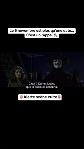 Ce soir, souvenez-vous du 5 novembre. V pour Vendetta (2005), réalisé par James McTeigue, avec Hugo Weaving (Matrix) et Natalie Portman (Mars Attacks!). | Warner Bros. Pictures