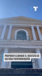 Presidente del Senado busca eliminar el Instituto de Cultura Puertorriqueña | El director del ICP declara su oposición. Más detalles y reacciones en Telenoticias 4pm. | Telemundo PR