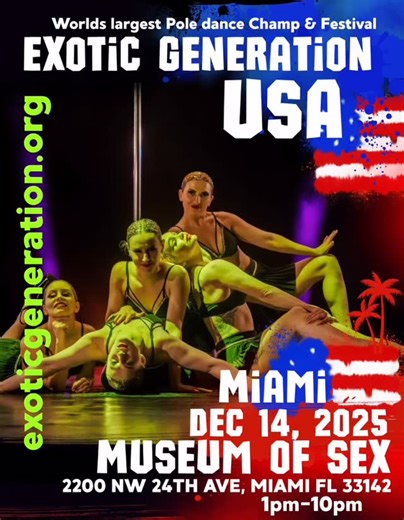 Pole Trick of the Day | WORLD LARGEST EXOTIC GENERATION FESTIVAL, SHOW & PARTY🔥🔥🔥@exotic_generation_usa TICKET are AVAILABLE NOW 🔥 DECEMBER 14, 2025 📍MIAMI, FL... | Instagram