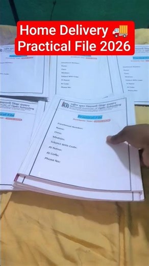 Practical File Home Delivery services 2026 | NIOS Admission by Kriscap Education | #shorts#feed#nios