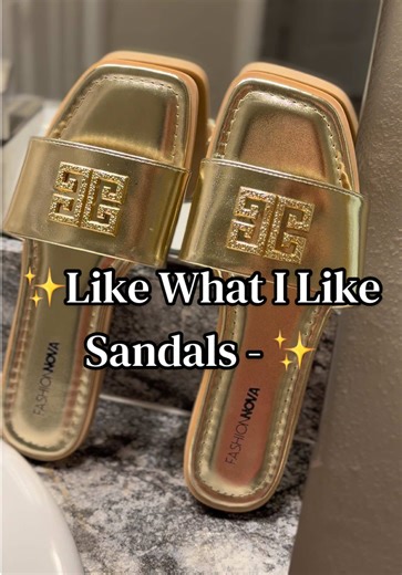 Like What I Like Sandals - Gol#recomendation #tiktokshop #sandals #wome #paratii