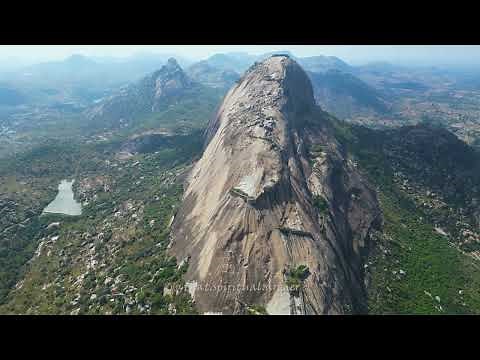 Madhugiri Betta: Asia's Second Largest Single Monolithic Hill | Drone Photography | Madhugiri Fort
