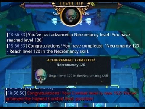 RuneScape How to get 120 necromancy so fast 5.5 mil/h XP !!!!!!