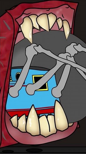 THOMAS THE TRAIN.EXE VS TRAIN EATER! (HORROR CARTOON ANIMATION 4 part) #shorts