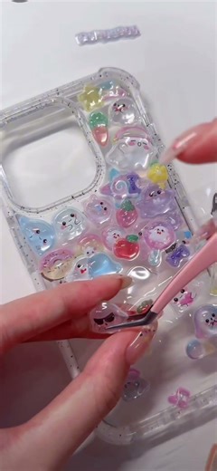 DIY phone case tutorial #phonecase #sticker #diy #shorts #satisfying #asmr