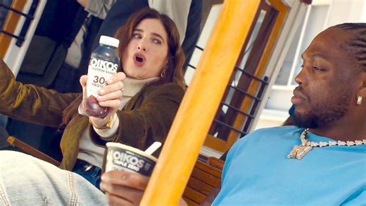 Kathryn Hahn and Derrick Henry team up in Oikos' strongest ad ever teaser