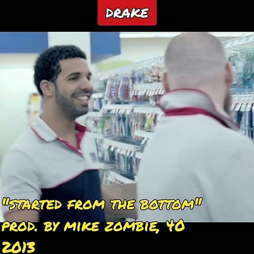 ᔑample Video: Started From The Bottom by Drake (2013)