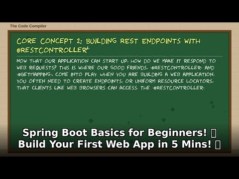 Java Spring Boot Basics for Beginners! 🚀 Build Your First Web App in 5 Mins! 💡