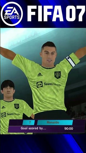 Cristiano Ronaldo's Second Goal vs Arsenal 🔥 FIFA 07 EAFC 25 Patch V3 🔥 FIFA 07 Career Mode