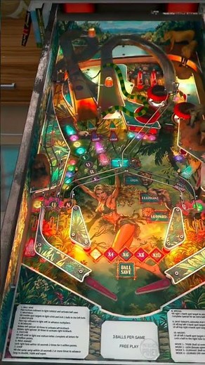 Wood’s Queen Pinball VR 🌿⚡ | Jungle Ramps & Loop Action (POV)