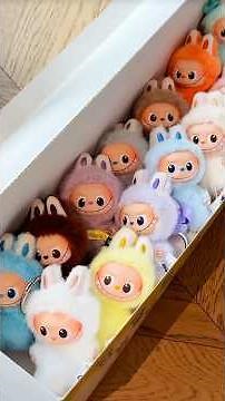 WOW! A Full Box of Colorful Labubu Pin for Love! 💖#labubu #cute #unboxing #popmart