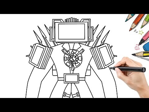アップグレードされたタイタンテレビマンスキビディトイレの描き方