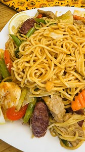 Mas pinasarap na Pancit Canton recipe. Pancit is Life! Full recipe here > https://www.casabaluartefilipinorecipes.com/2024/06/simple-pancit-canton.html YouTube version > https://youtu.be/15r7_u_cndg?si=ryCYkTlUmKeHVIVt Ingredients cooking oil 3 Chinese sausage 1 medium carrot 12 pieces green beans 3 celery sticks 1 small red bell pepper 1 small green bell pepper 2 cups cabbage 1 medium onion 5 cloves garlic 1 lb pork salt and pepper to taste 1 Knorr chicken cube 1 tablespoon soy sauce 1 tablespo