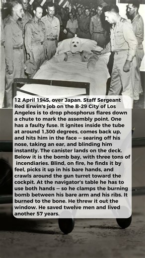 1 Blinded Radio Operator Carried A 1,300° Bomb Through His Own Plane