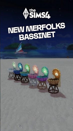 New merfolks bassinet | The Sims 4 update September 2025🧜‍♀️