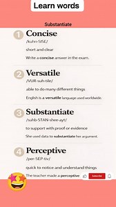 Learn English vocabulary building words with meaning and pronunciation #synonyms #learnenglish #generalenglish #advanced #totalgrammar @topfans | General English