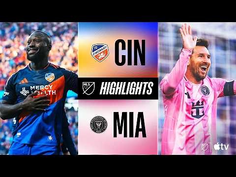 FC Cincinnati vs. Inter Miami CF | Full Match Highlights | 8-Goal Battle in Cincinnati!