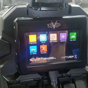 Some of the great features in the @evo_powersports Maptuner for the Maverick X3. With the injector upgrade you can run 91 octane with stage 3i, stage 4ri 93 octane and stage 5ri for e85. This gives you the ability to flash the ecu with the maptuner so you can switch for different fuel types. Call us today for performance on any SXS 801-674-2451 or click --->https://goo.gl/S3gN2Q #canammaverickx3 #maverick #maverickx3 #canam #brp | Kombustion Motorsports