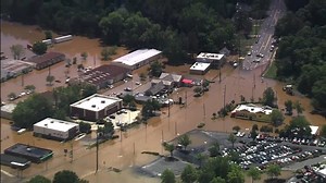 WATCH: Nearly four days of heavy rain have left parts of North Carolina under water. As the rain water begins to drain, rivers in the region are expected to flood again later in the week. | NBC News